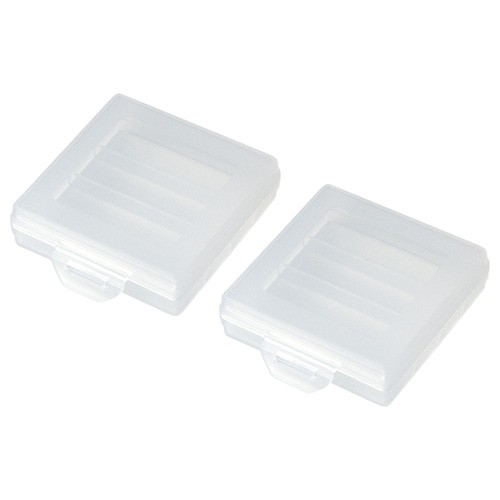 電池ケース 単4形用2個セット クリア（DG-BT4CLN） | SANWA SUPPLY | 04