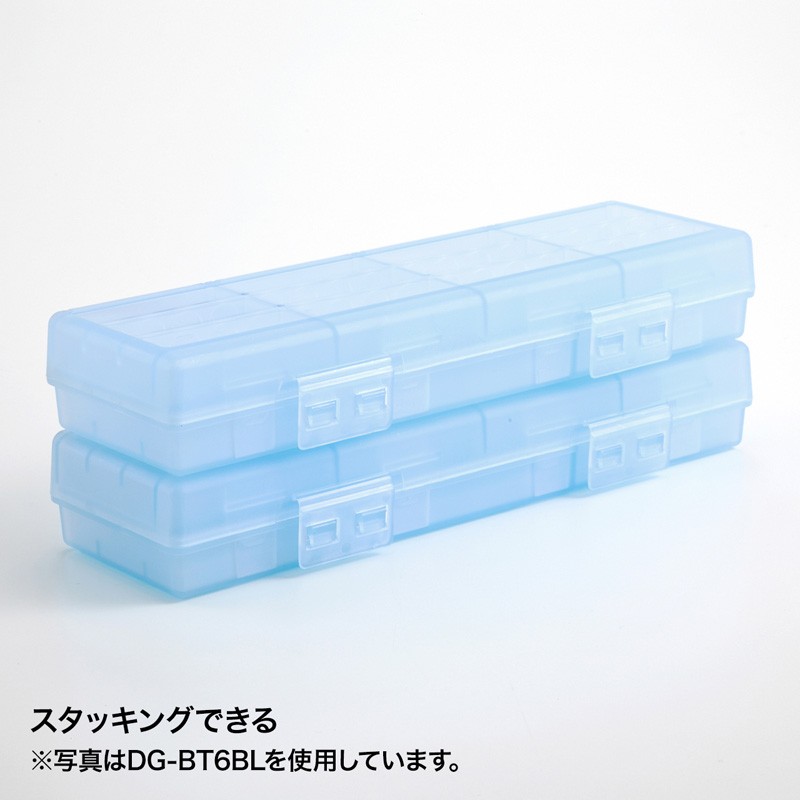 単三電池ケース 単四形対応 大容量タイプ クリア（DG-BT6C） | SANWA SUPPLY | 04