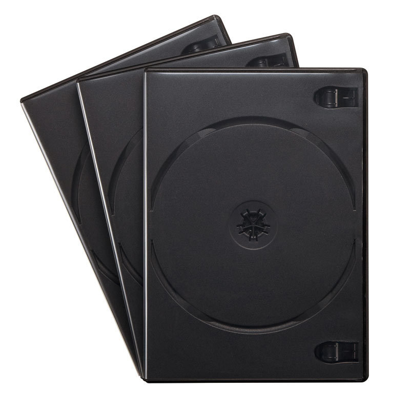 DVDトールケース 2枚収納 3枚セット ブラック（DVD-TN2-03BKN） | SANWA SUPPLY | 01
