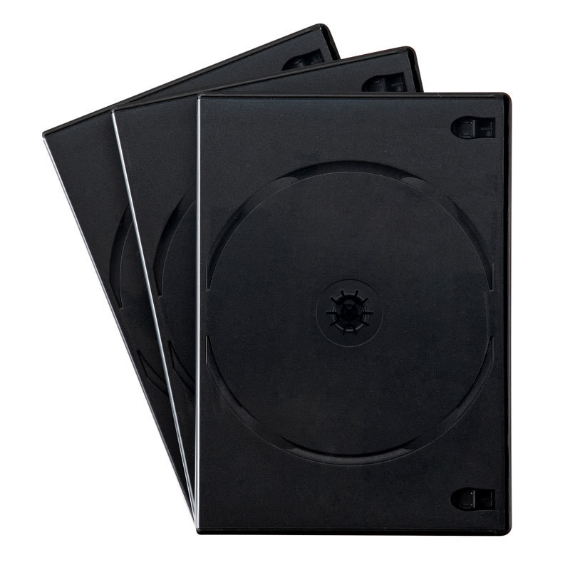 DVDトールケース 6枚収納 3枚セット ブラック（DVD-TN6-03BKN） | SANWA SUPPLY | 01