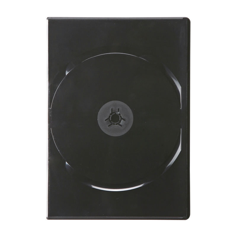 スリムDVDトールケース 2枚収納 10枚セット ブラック（DVD-TU2-10BKN）