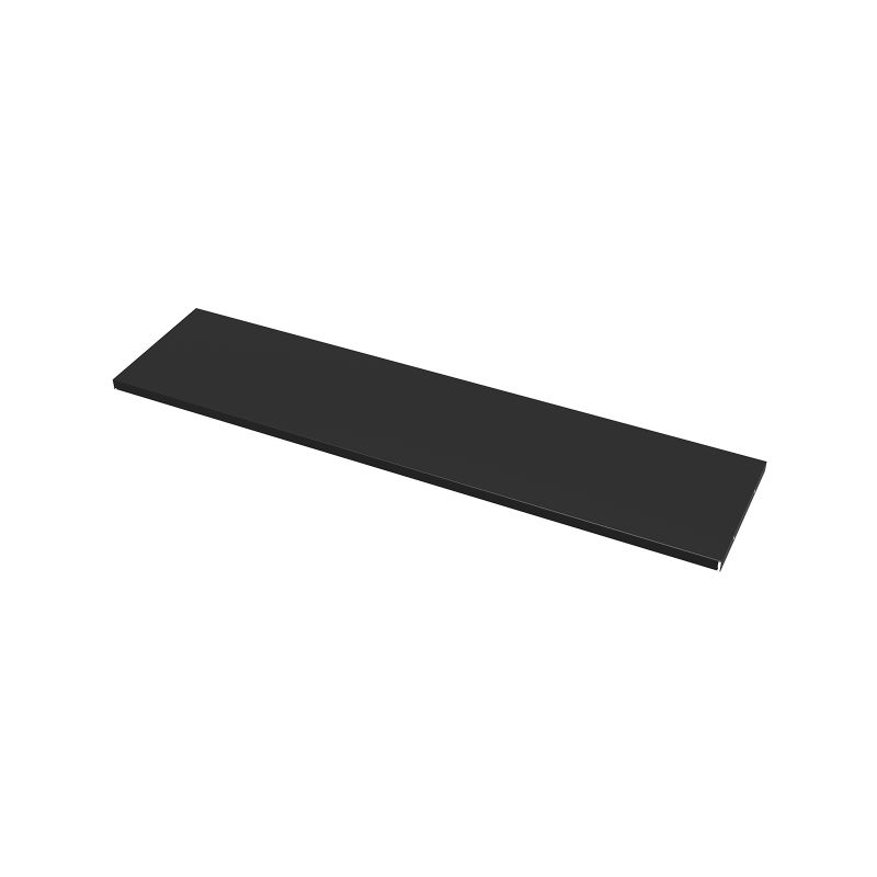 eデスク セミーオーダーデスク 中棚 幅120cm用 ブラック 奥行26cm EN-1203BK