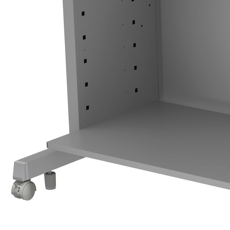 eデスク セミーオーダーデスク 中棚 幅70cm用 グレー 奥行50cm EN-705GY_2