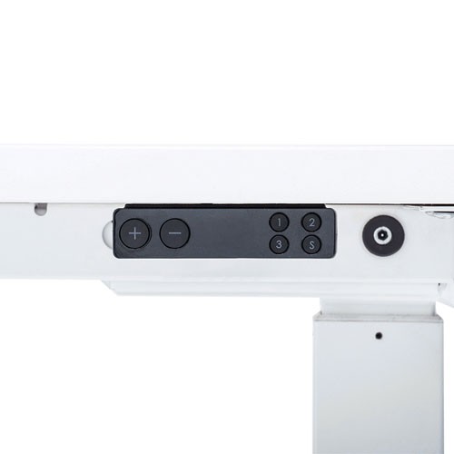 e電動昇降デスク スタンディングデスク メモリー機能 W1600×D700 ホワイト（ERD-E16070W）_6