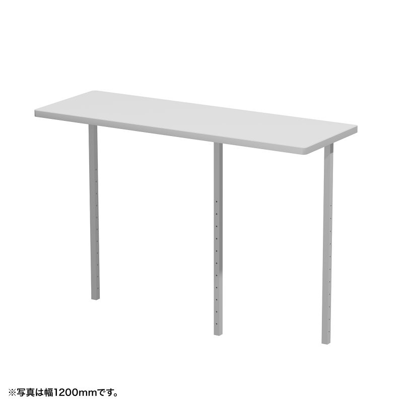 eデスク セミオーダーデスク サブテーブル 幅180cm用 グレー EST-180GY