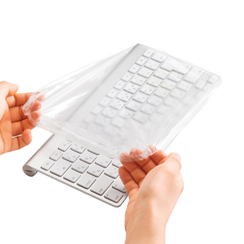 最大56％オフ！キーボードカバー マルチ シャワーキャップタイプ、小サイズ、3枚セット（FA-CAPSET2）