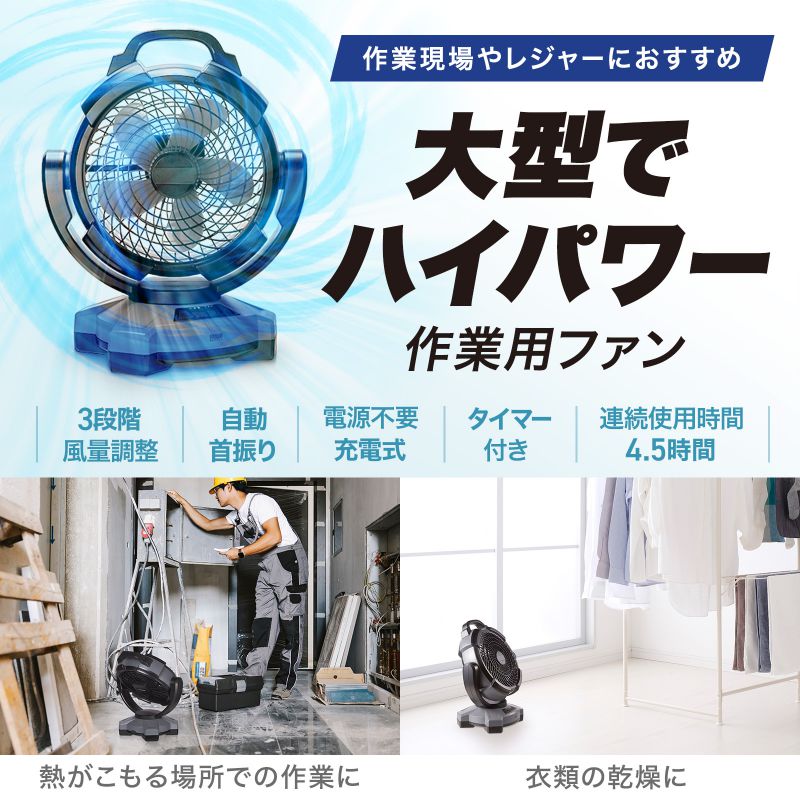SANWA SUPPLY（サンワサプライ） 工場扇 作業用扇風機 大型ファン