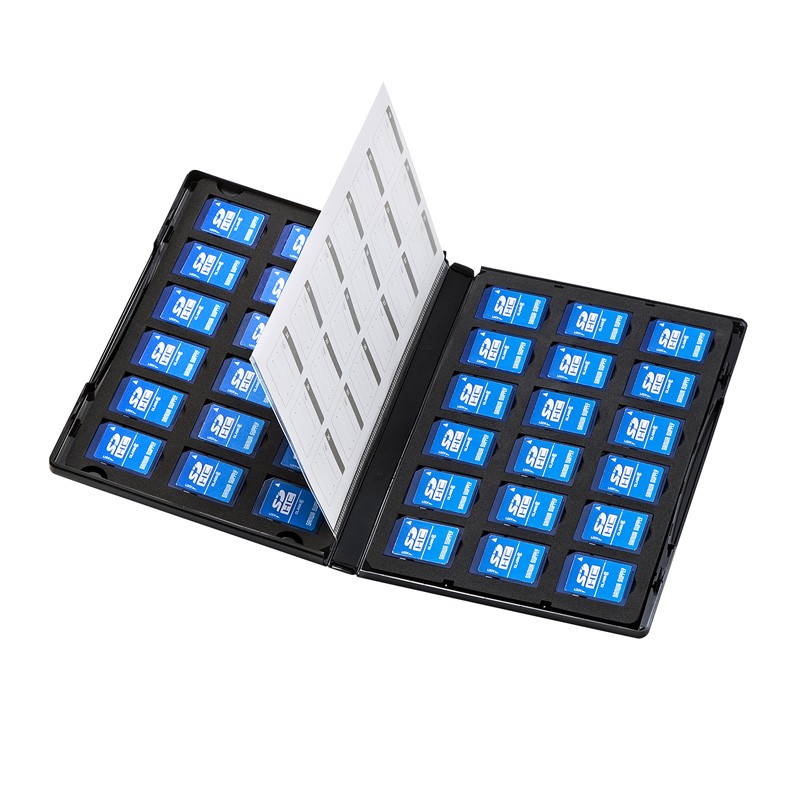 トールケース型SDカード収納ケース 36枚収納 両面収納タイプ（FC-MMC21SD） | SANWA SUPPLY