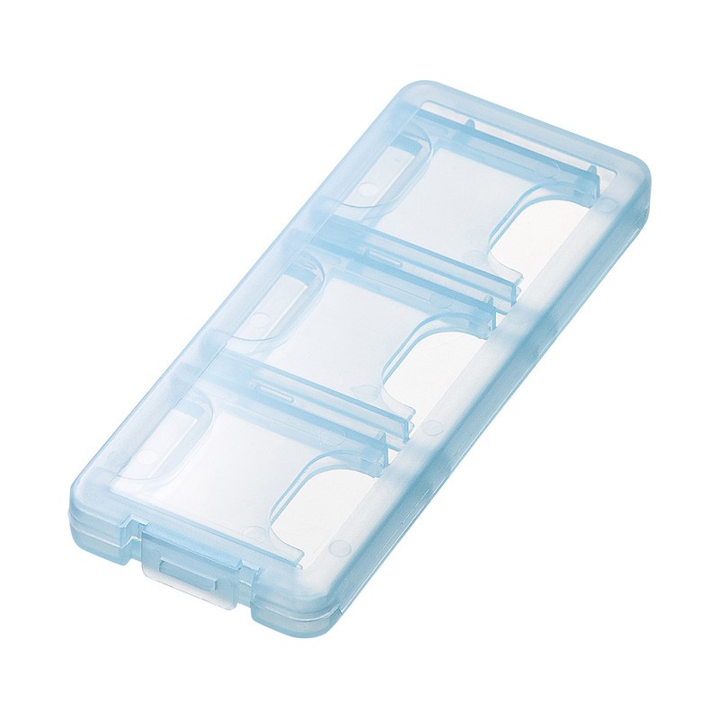 SDカードケース 6枚収納 2段 クリアブルー（FC-MMC23SDCBL） | SANWA SUPPLY | 02