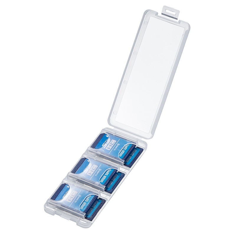 SDカードケース 6枚収納 2段 クリア（FC-MMC23SDCL） | SANWA SUPPLY