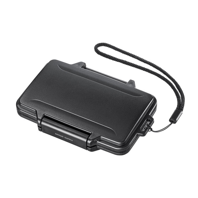 防水 防塵メモリーカードケース SDカード、microSDカード用（FC-MMC29BK） | SANWA SUPPLY | 04