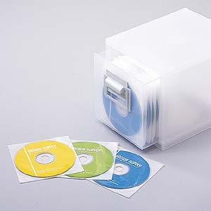 DVD CD用不織布ケース 1枚収納 50枚セット（FCD-F50） | SANWA SUPPLY | 01