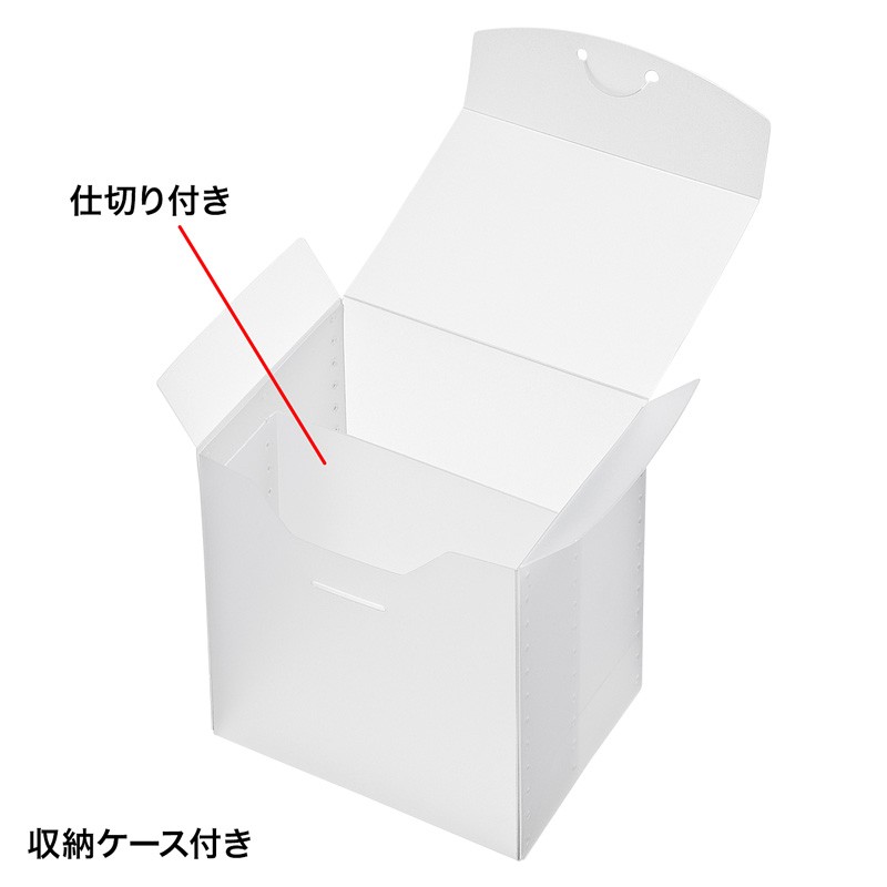 CD/DVD不織布ケース ブルーレイディスク対応 収納ケース付き 25枚入り クリア（FCD-FBDBX25CL） | SANWA SUPPLY | 07