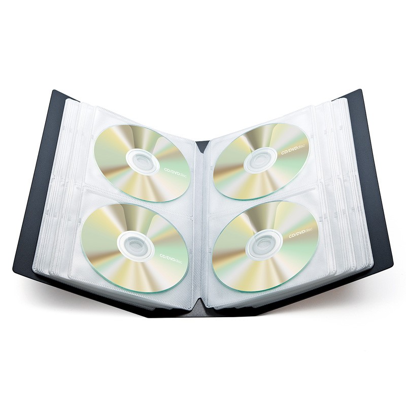DVD CDファイルケース 120枚収納 ブラック（FCD-FL120BK） | SANWA SUPPLY | 06
