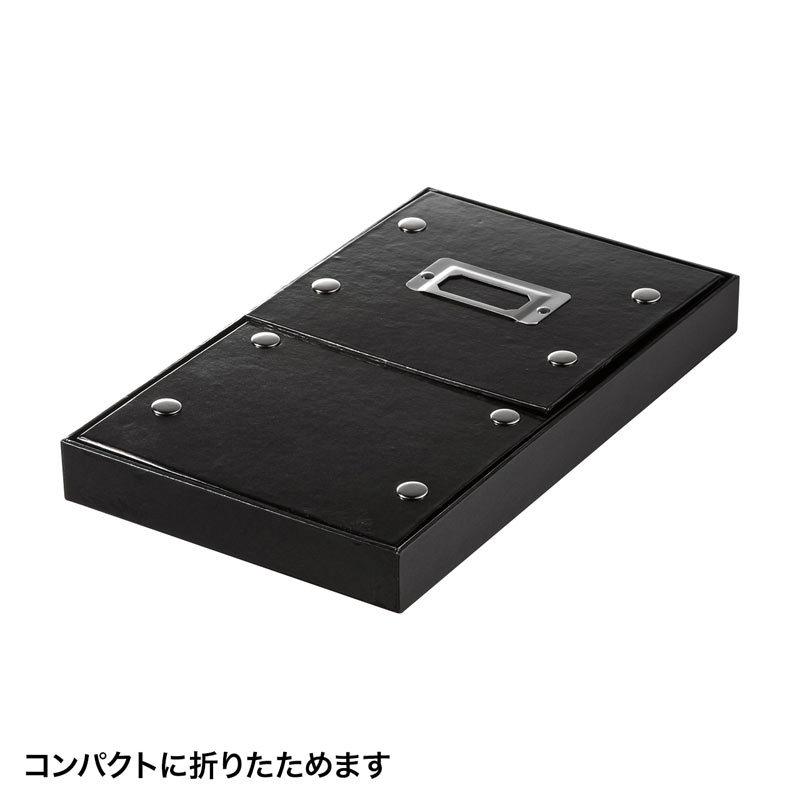 組み立て式CD BOX ブラック W165mm（FCD-MT3BKN） | SANWA SUPPLY | 03