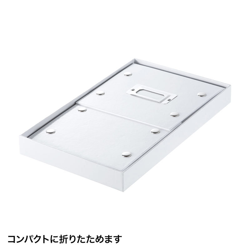 組み立て式CD BOX ホワイト W165mm（FCD-MT3WN） | SANWA SUPPLY | 03