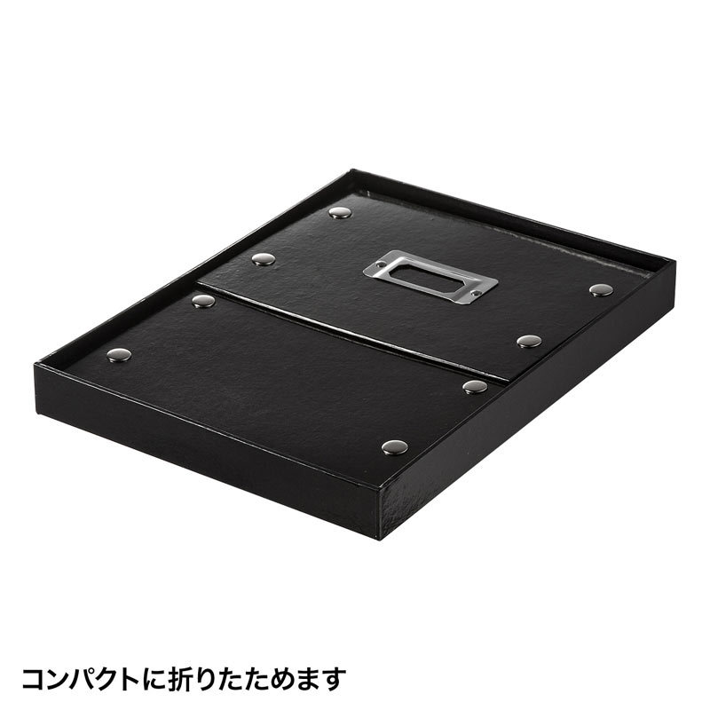 組み立て式DVD BOX ブラック W210mm（FCD-MT4BKN） | SANWA SUPPLY | 03
