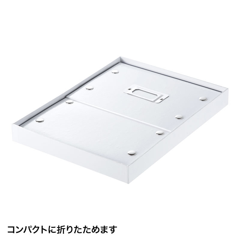 組み立て式DVD BOX ホワイト W210mm（FCD-MT4WN） | SANWA SUPPLY | 03