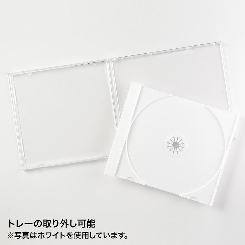 Blu-ray DVD CDケース 10枚セット ブラック（FCD-PN10BKN）｜sanwadirect｜03