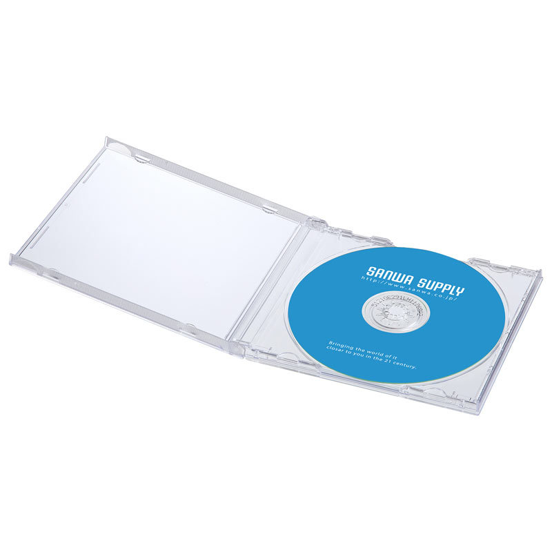 Blu-ray DVD CDケース 10枚セット クリア（FCD-PN10CLN）｜sanwadirect｜08