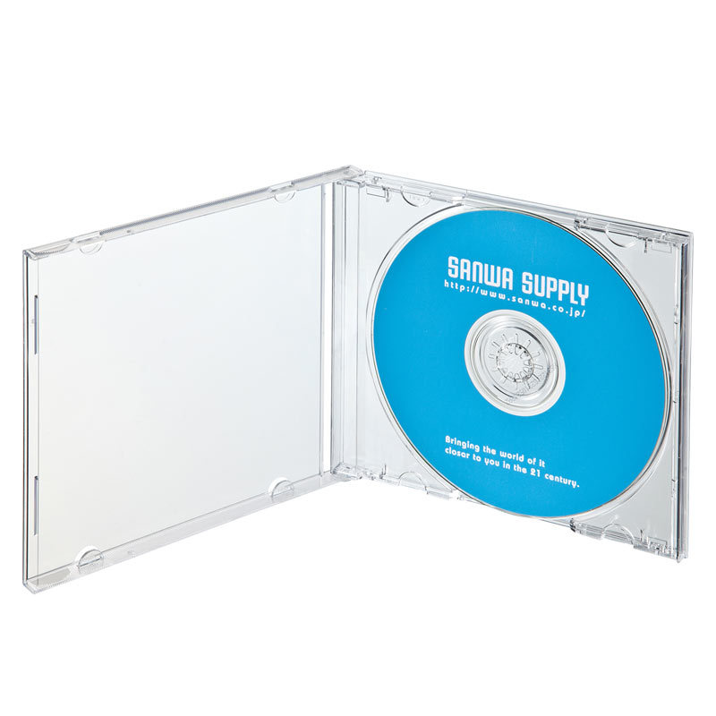 Blu-ray DVD CDケース 30枚セット クリア（FCD-PN30CLN） | SANWA SUPPLY | 01