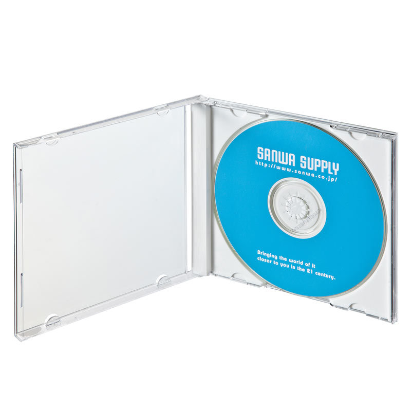 Blu-ray DVD CDケース 30枚セット ホワイト（FCD-PN30WN） | SANWA SUPPLY | 01