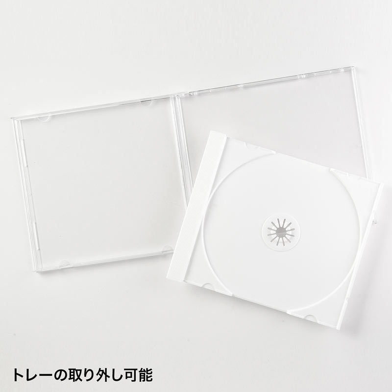 Blu-ray DVD CDケース 30枚セット ホワイト（FCD-PN30WN） | SANWA SUPPLY | 02