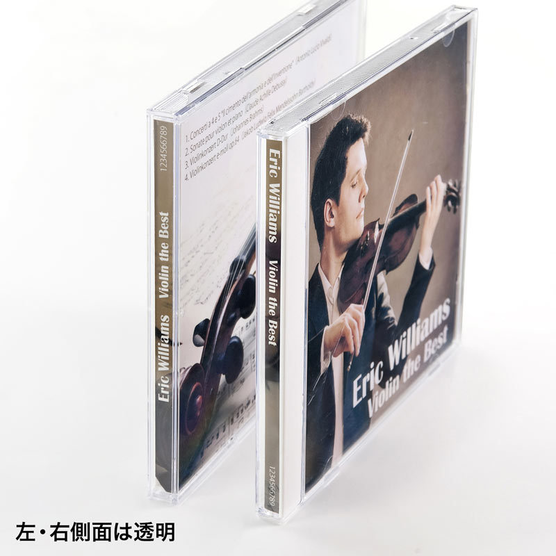 Blu-ray DVD CDケース 30枚セット ホワイト（FCD-PN30WN）｜sanwadirect｜07