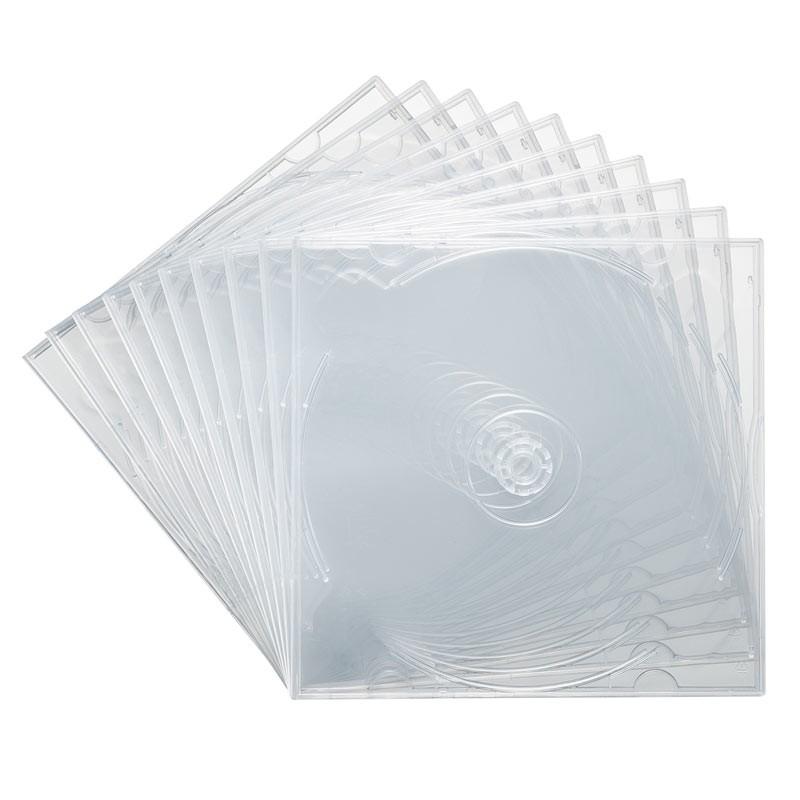 Blu-ray DVD CDケース 2枚収納ソフトタイプ 10枚セット