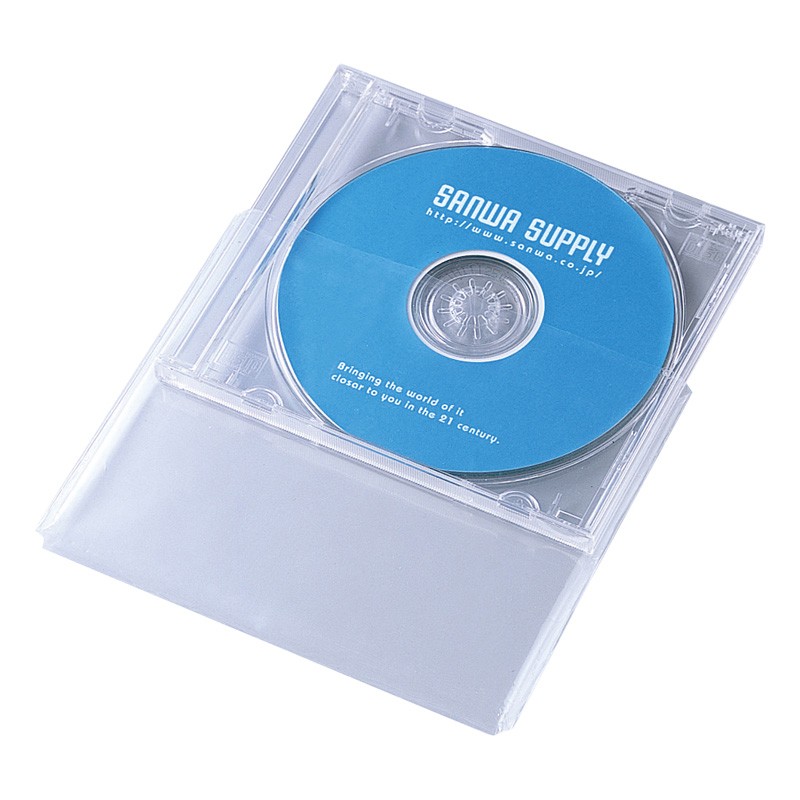CD DVD ジュエルケース 白 1枚収納 10mm KS-107