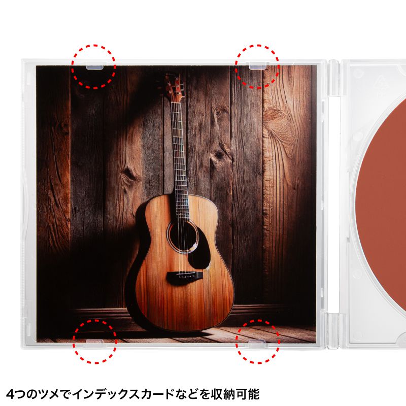 Blu-ray DVD CDケース 1枚収納 ソフトタイプ 10枚セット クリア FCD-PUS10CL | SANWA SUPPLY | 04