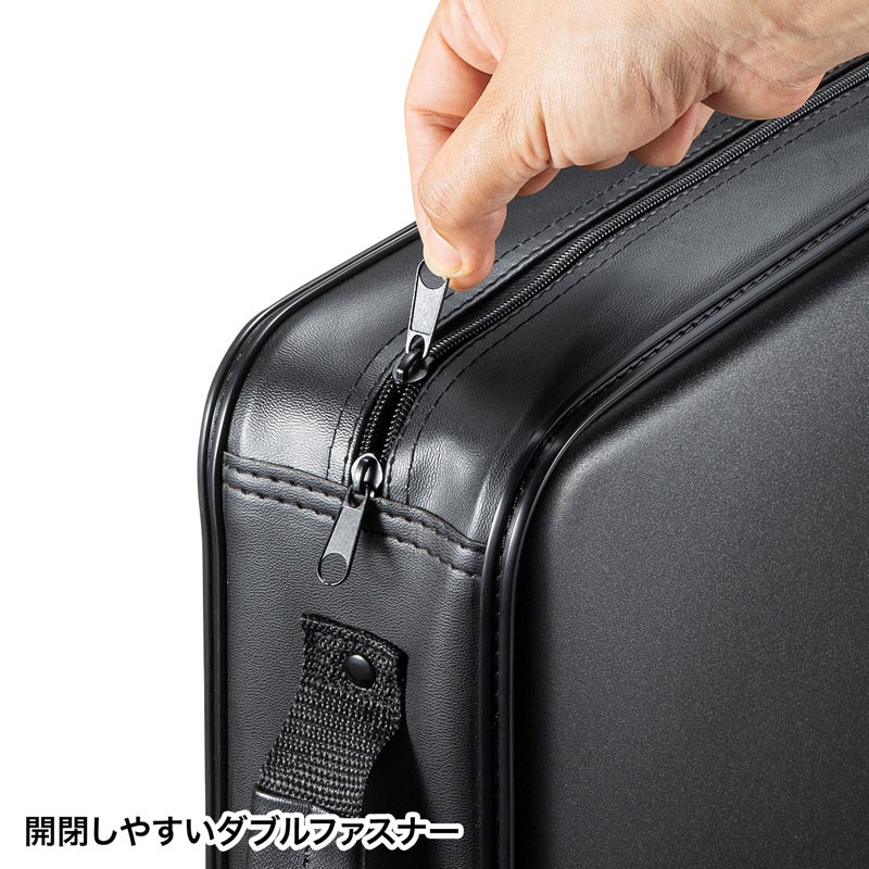 サンワサプライ セミハードケース BD/CD/DVD対応 320枚収納 PP製 ブラック（FCD-WLBD320BK） | SANWA SUPPLY | 05
