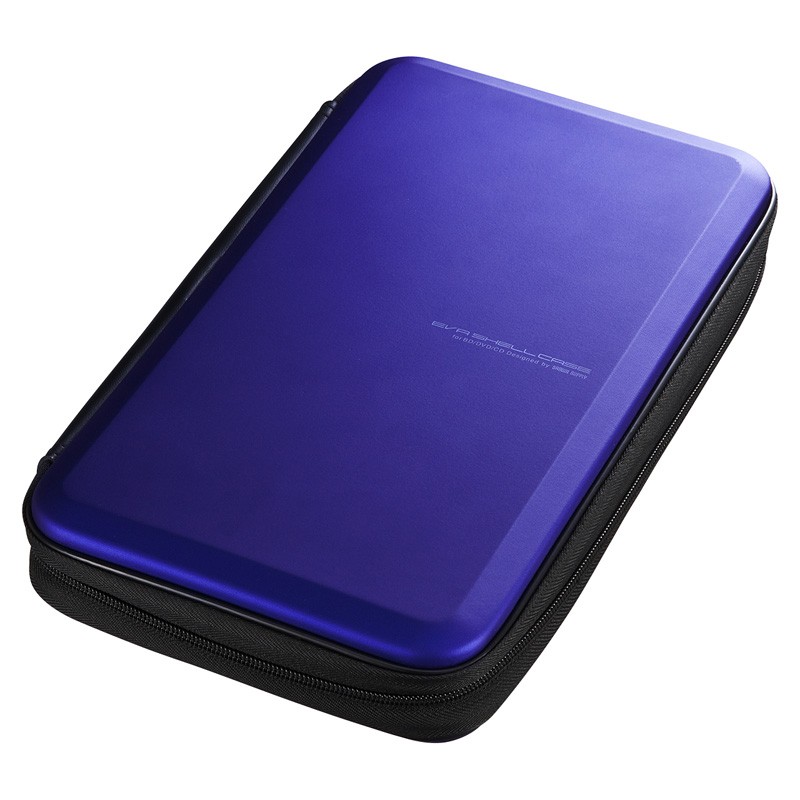 ブルーレイディスク対応セミハードケース 56枚収納 ブルー（FCD-WLBD56BL）