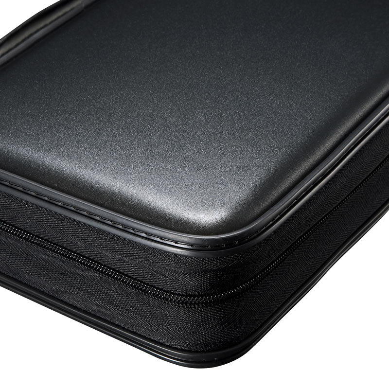 CDジャケット収納対応セミハードケース 96枚収納 ブラック（FCD-WLBD96BBK） | SANWA SUPPLY | 08