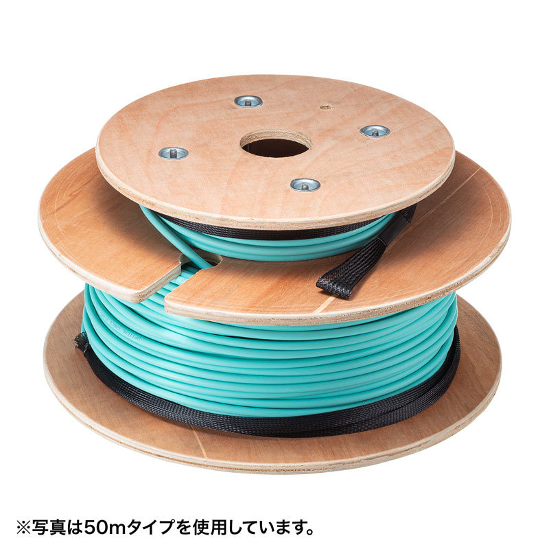 SANWA SUPPLY（サンワサプライ） OM3コード集合型光ファイバケーブル