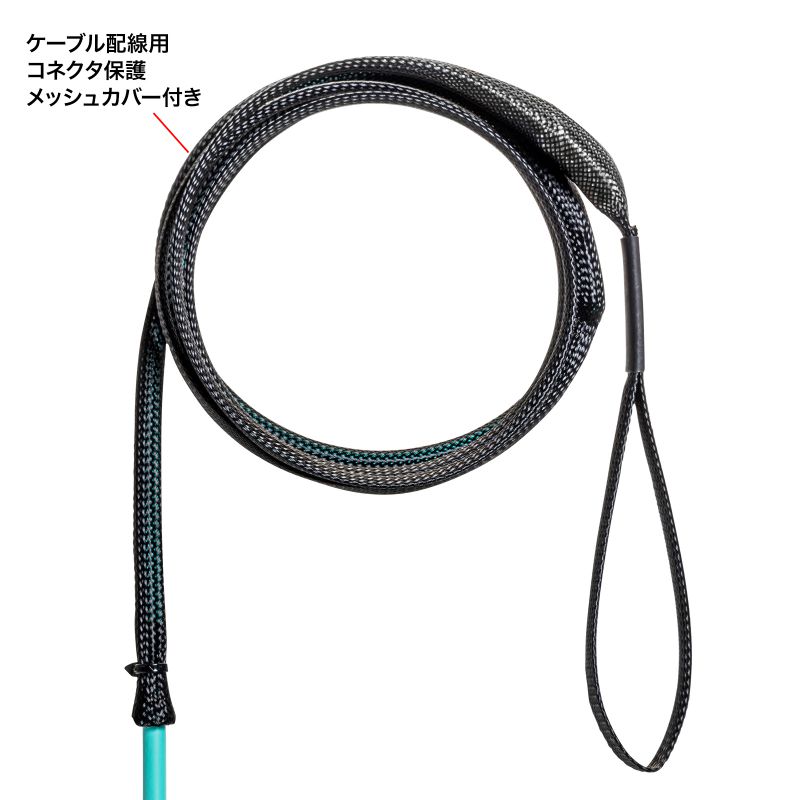 光ファイバケーブル 100m マルチモード 50μm OM3 両端SC×2 2芯 光通信ケーブル コード集合型 難燃性 HKB-CSOM3SCSC-100_3