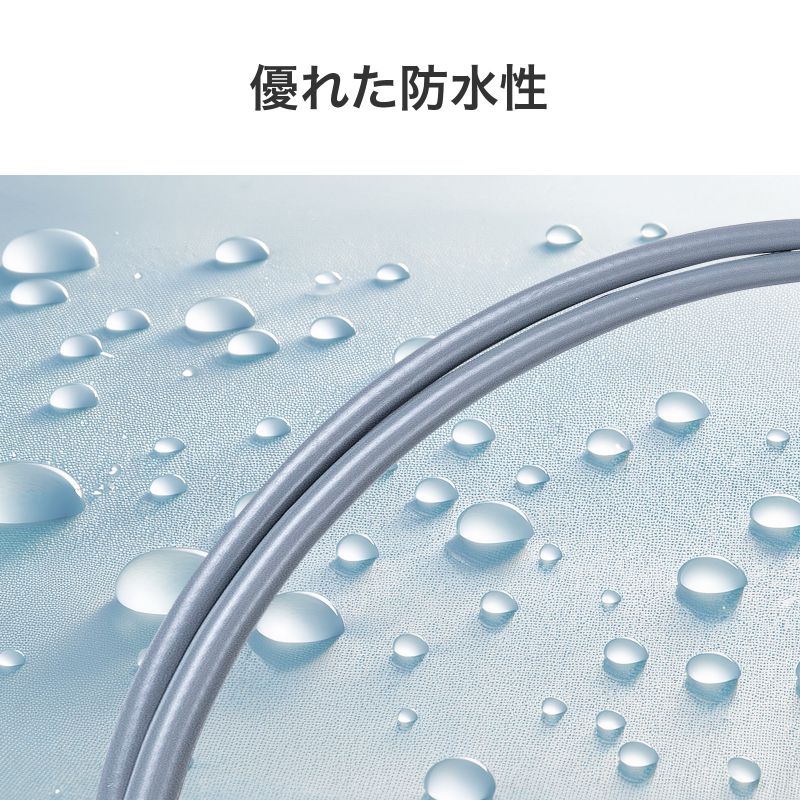 防水ロバスト光ファイバケーブル OM3 10GBASE-SR/SW規格 10Gbps マルチモード 50μm 4芯 両端LC×4 PBTチューブ 30m HKB-OM3LCLCWPRB-30の画像
