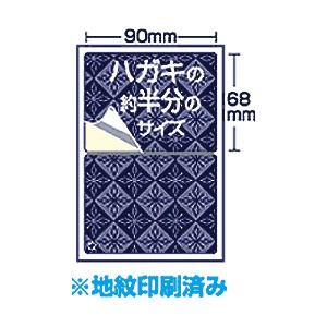 貼り直しができる目隠しシール ハガキ 2面付 20シート（JP-HKSEC11）｜sanwadirect｜03