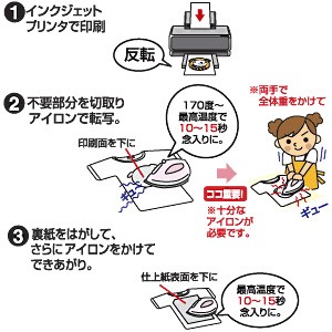 SANWA SUPPLY（サンワサプライ） アイロンプリント Tシャツ プリント