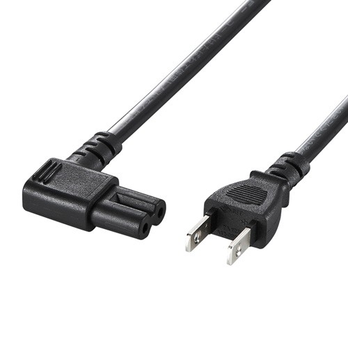 SANWA SUPPLY（サンワサプライ） 電源コード 2P L型プラグ 1m（KB-DM2L