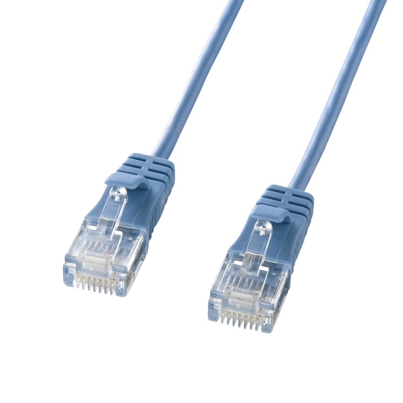 LAN�P�[�u�� 1m �J�e�S��6 ���� ���� �X�g���[�g �u���[ �����P�[�u���iKB-SL6-01BL�j