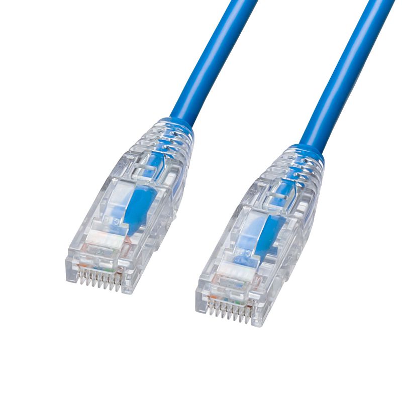 LAN�P�[�u�� CAT6A �J�e�S��6A �c���܂�h�~ ���炩 �X���� ���� 5m �� �u���[ KB-SL6AYS-05BL
