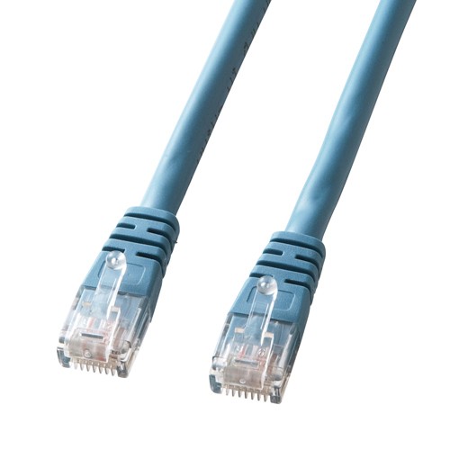 Cat 5e単線LANケーブル 15m ブルー ランケーブル（KB-T5T-15BLN）｜sanwadirect