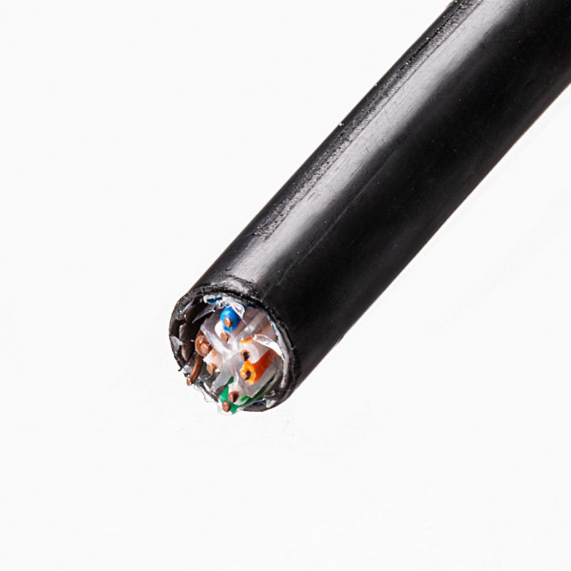 カテゴリ6A屋外用LANケーブルのみ ブラック 300m（KB-T6AAD-CB300BKN）の画像