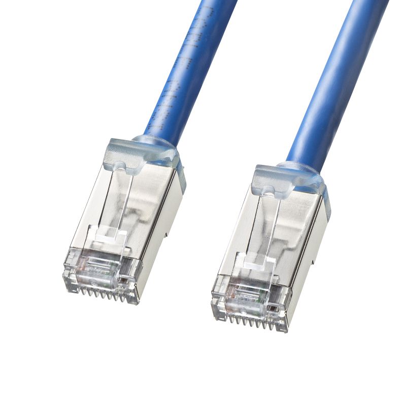CAT6A �J�e�S��6A LAN�P�[�u�� �C���^�[�l�b�g�P�[�u�� 0.25m STP ���V���[�g�u�[�c ������ �c���܂�h�~�J�o�[ �u���[ KB-T6ASB-0025BL