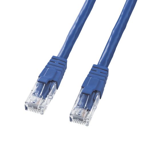 LAN�P�[�u��10m CAT6 UTP �N���X �u���[ �����P�[�u���iKB-T6L-10BLCK�j