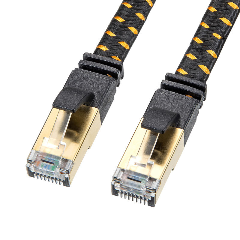 �J�e�S��8���b�V���t���b�gLAN�P�[�u�� �u���b�N 2m KB-T8MEFL-02BK