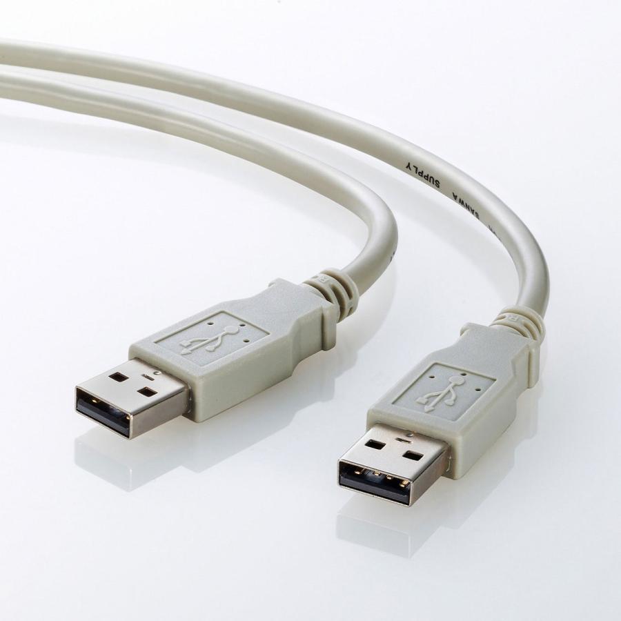 USBケーブル A-Aコネクタ 1m（KB-USB-A1K2）｜sanwadirect｜02