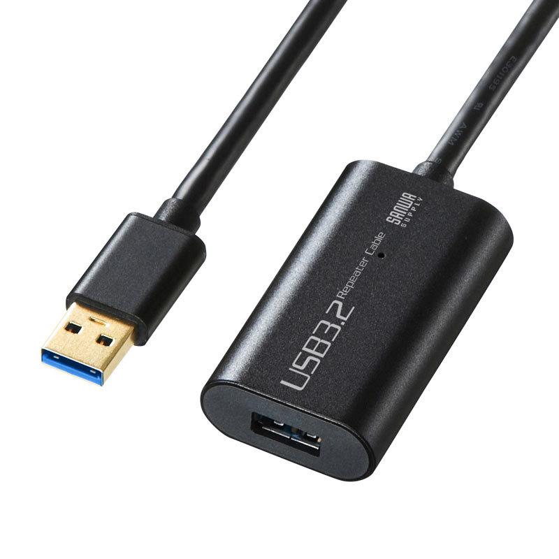 USB3.2アクティブリピーターケーブル5m（KB-USB-R305）｜sanwadirect