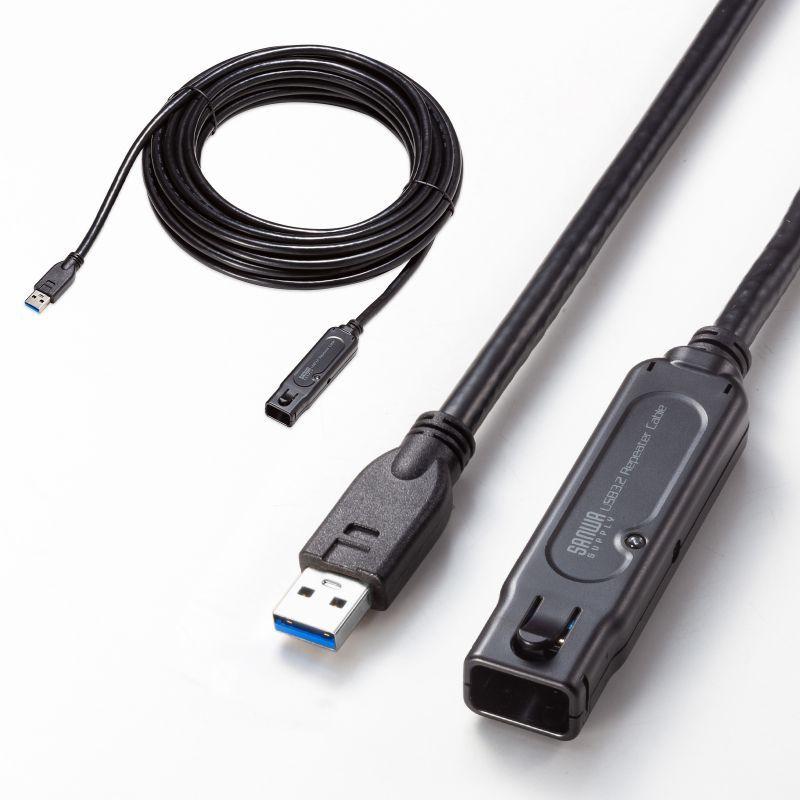USB3.2アクティブリピーターケーブル10m 抜け止めロック機構付き（KB-USB-RLK310）｜sanwadirect｜03